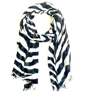 NWT Indigo Zebra Scarf/Wrap